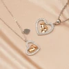 Rose Gold 925 Baby feet smaller size