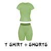 Tshirt set-dark green