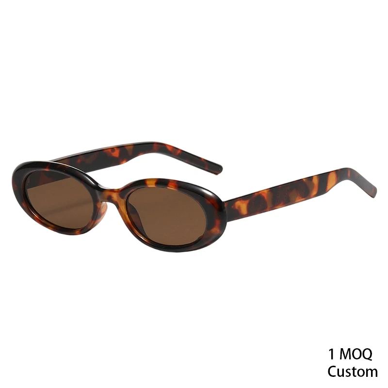 New Small-frame Oval Sunglasses From Europe America, Fashionable And Trendy, Customizable With Logo Online, Minimum_voghion.com