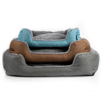 Customized Size Pet Bed Wholesale Washable Luxury Large Cat Pet Dog Bed