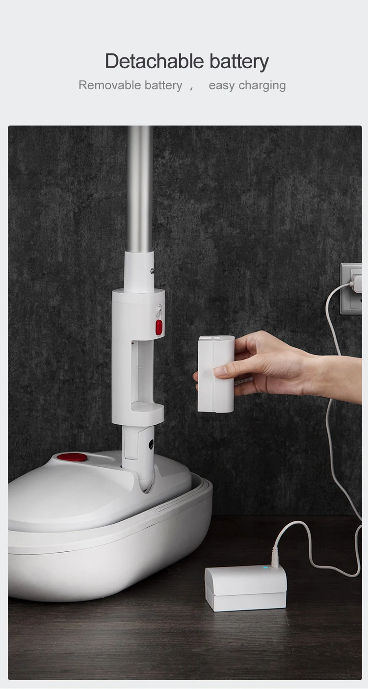 Boomjoy Cordless Electric Electrical Mop Cleaner With Cleaning Solution