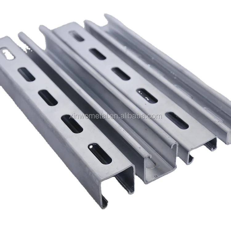 Galvanized c Channel Powder Coated White Unistrut