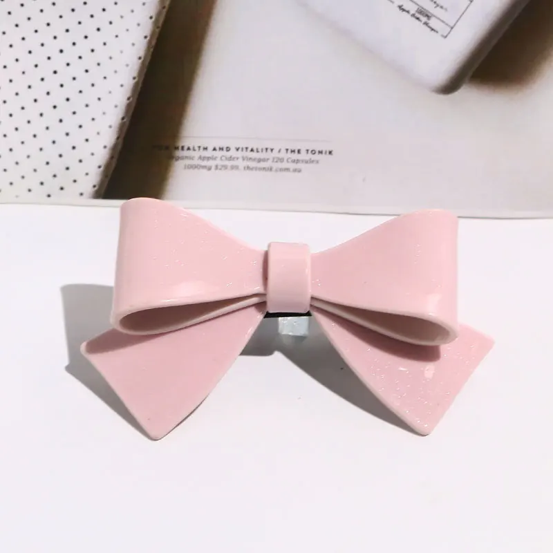 Индивидуальная Корейская заколка для волос для взрослых, банты, зажимы для девочек, оптовая продажа, акриловые ацетатные красивые французские заколки для волос, зажимы для бантов для женщин