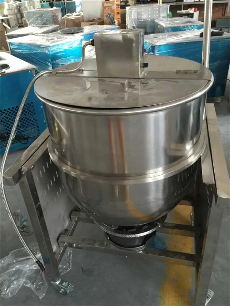 Промышленный автомат для приготовления попкорна карамельного цвета, торговый автомат для приготовления попкорна