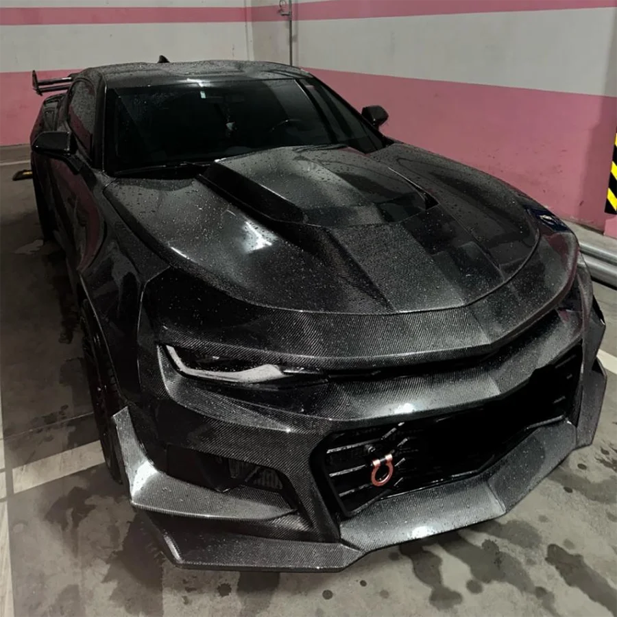 LT Style New Carbon Fiber Body Kit Front Bumper For Chevrolet Camaro LT 2018+ Gen 6
