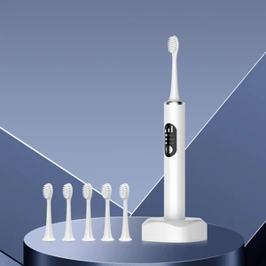 Luxury Premium Aluminum Ultrasonic Electric Toothbrushes with Soft Bristles IPX7 Waterproof