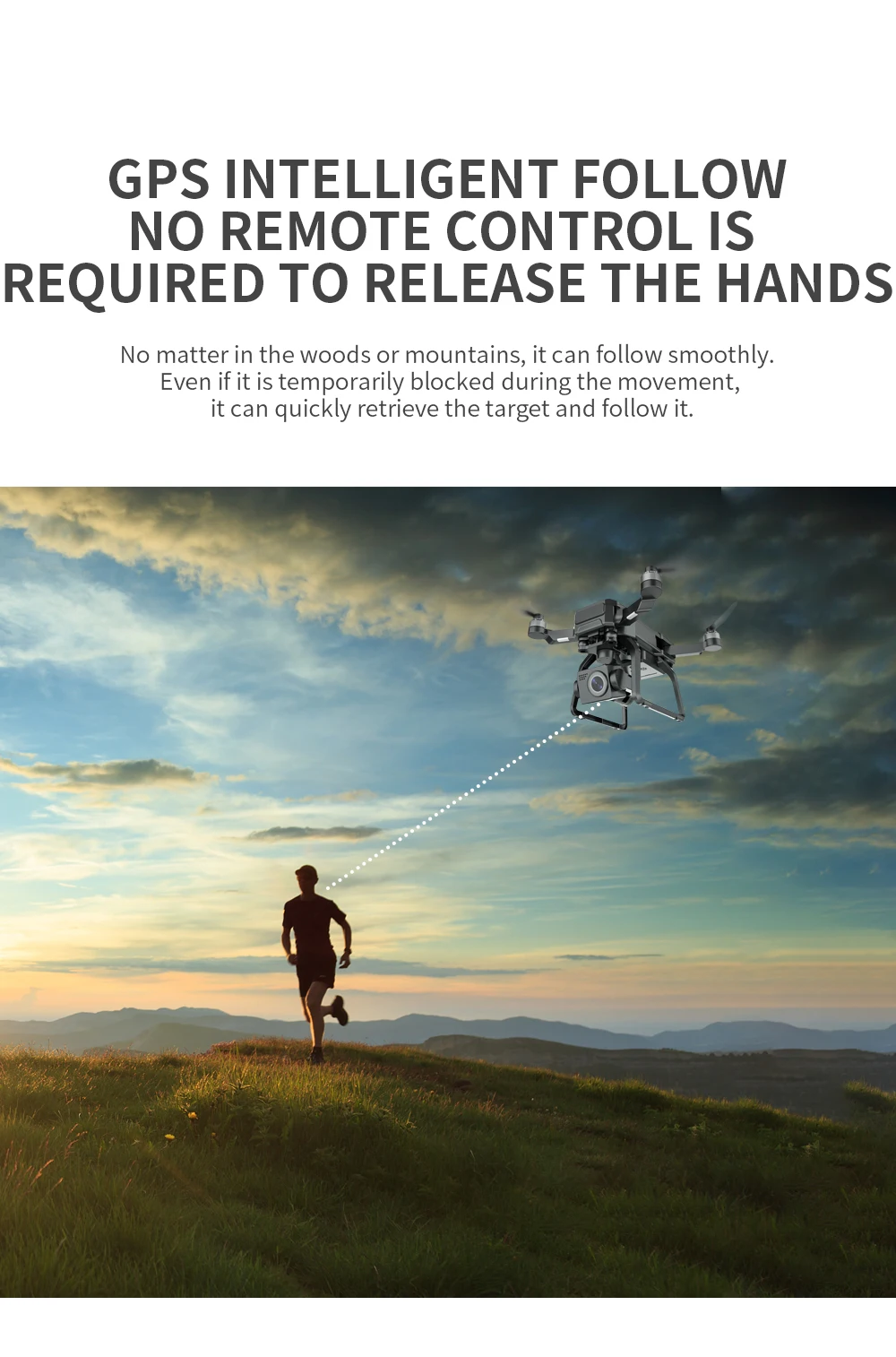 HOSHI SJRC F7 PRO Drone 4K Dual HD Camera 3 Axis Gimbal GPS Aerial 3KM Photography Brushless Quadcopter Best Seller