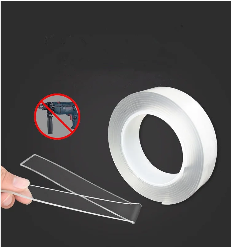 Двухсторонняя моющаяся гелевая клейкая лента