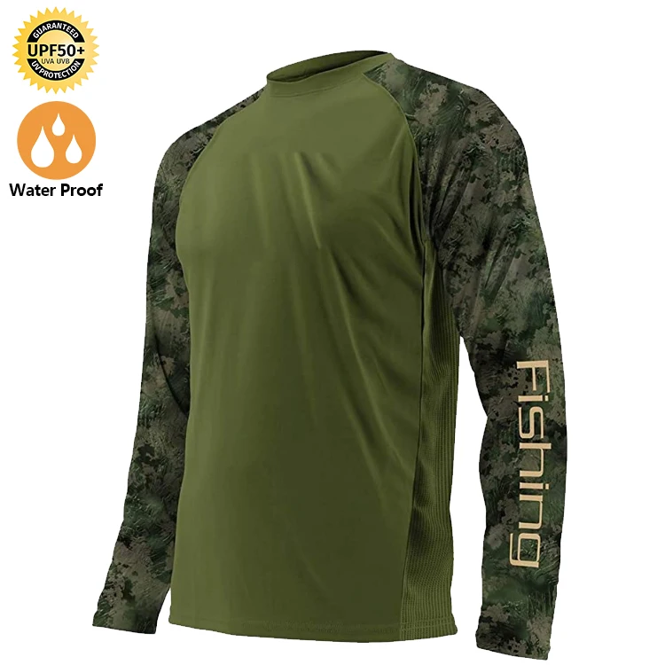 HUK Fishing Shirt Uv Protection MEN Custom Fishing Clothing Quick Drying  Sun Long Sleeve Tops Wear