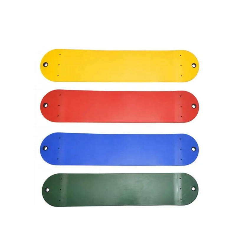 Outdoor Garden Backyard Kids PVC Plastic Soft Rope Belt Swing Seat