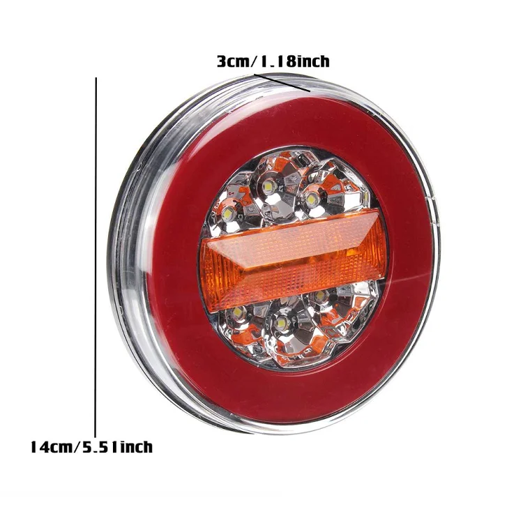 Rear Tail Light Truck Braking Turning Reversing Lights Truck Tractor Trailer Led Lights Tail Lamp 1