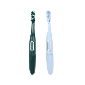 Travel Friendly Oral Cleaning Adult Battery Toothbrush Replacement Head Electric Toothbrush for Camping