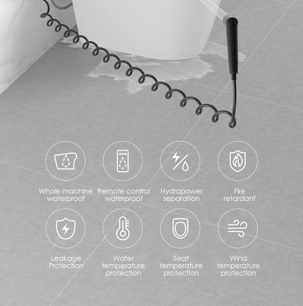 product auto open sensor flush automatic ceramic one piece toilet bowl intelligent electric toilet bidet bathroom smart toilet-47