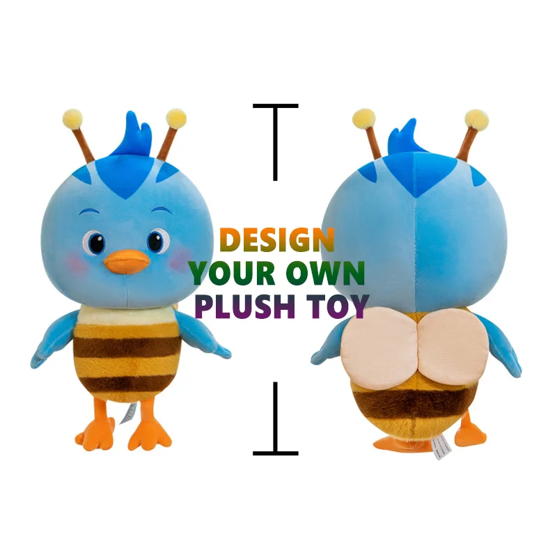 Design Your Own Plush Toy Custom Cute Chicken Big Plush Doll Cartoon Plushies Toy Stuffed Animal Toy Pillow for Kids Gift