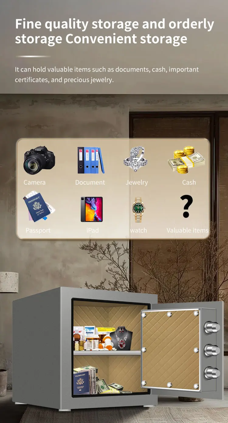 CEQSAFE Office Bank Safe Money Digital Fireproof Safe Box Cabinet supplier