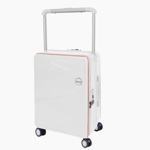 New Design Luxury Spinner Carry-On Luggage PP Fashion Zipper Unisex Waterproof with TSA Lock and Aluminum Trolley Hot Sale