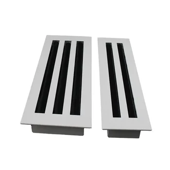 Lakeso OEM&ODM Aluminium linear slot diffuser air grill for hvac air conditioning system