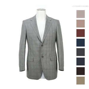 Customizable Fabric Modern Simple Design Professional Business Black Slim Fit Men's Formal Suits