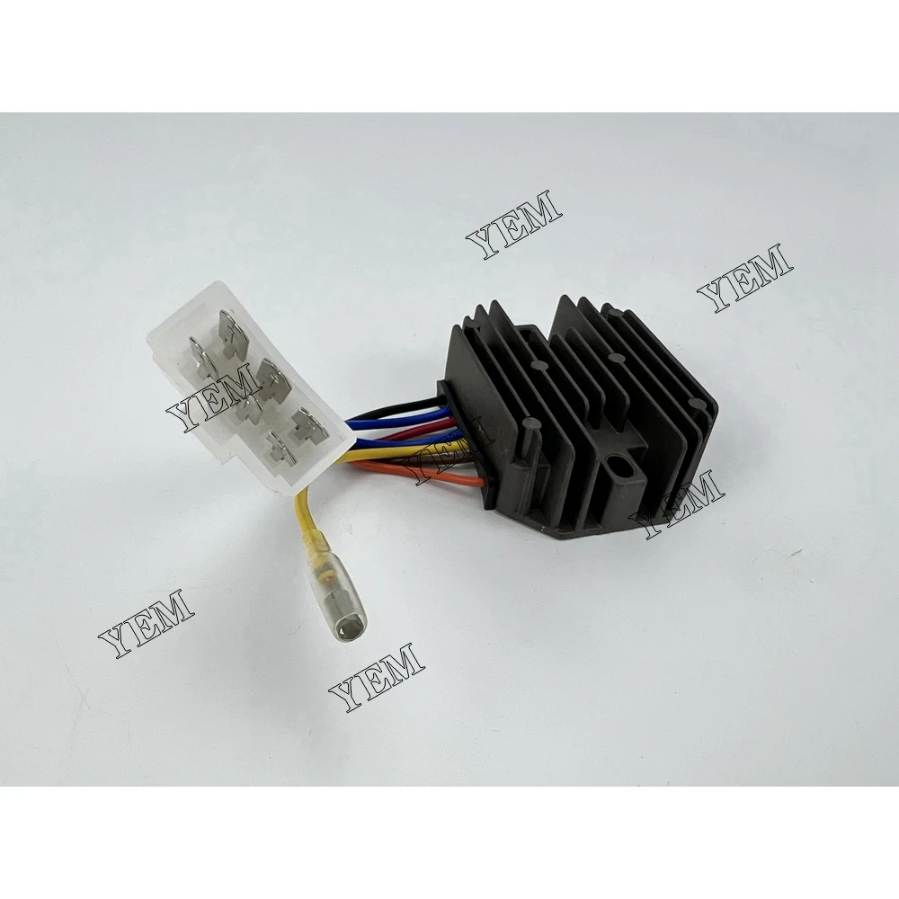 12V Rectifier Regulator 119640-77710 119653-77710 for Yanmar 3D74E Engine Part Stock Complete 4