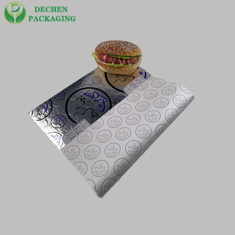 Foil Sheet For Burger Honeycomb Wrapping Paper