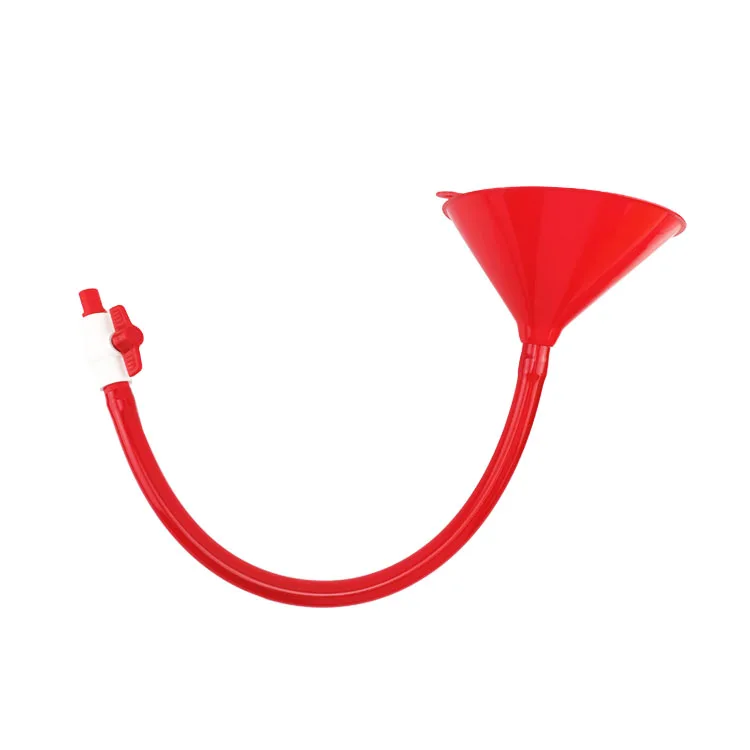 Beer Bong Funnel with Red Hose Single Beer Bong Drinking Game
