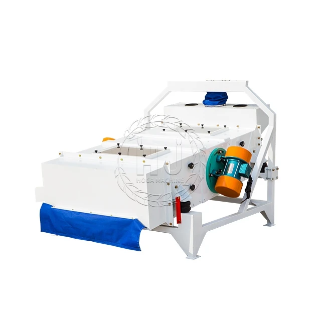 Grain Air Winnowing and Vibration Screen Seeds Grain Cleaner