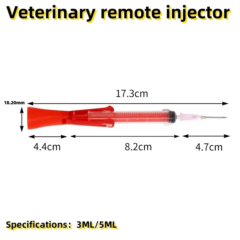 Veterinary Equipment Long Distance Syringe Injector Disposable Veterinary Syringe