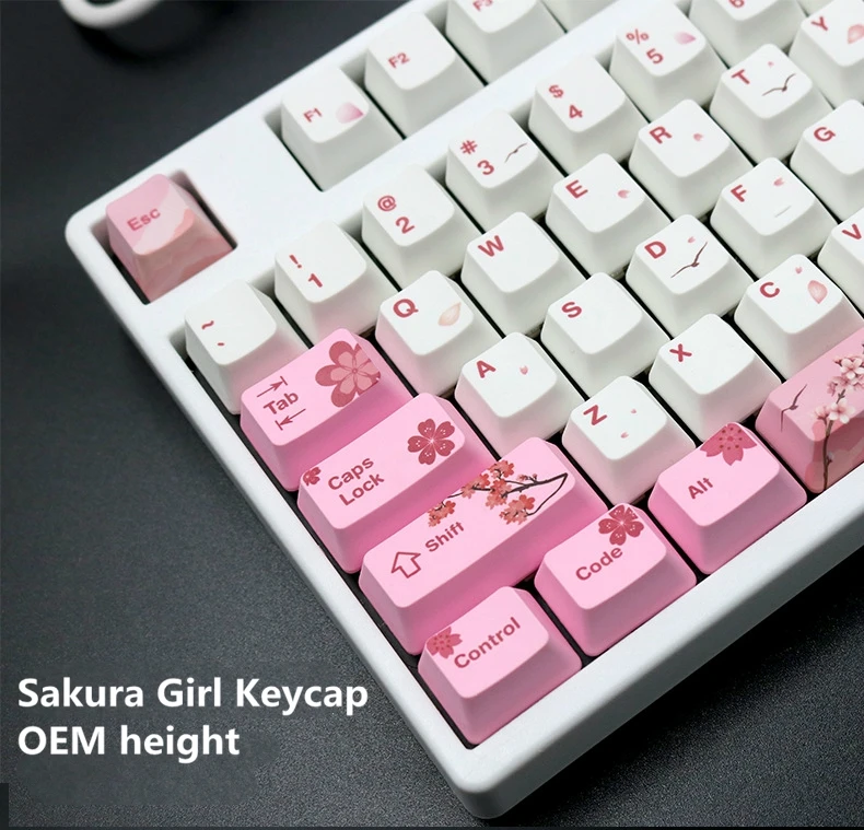 cherry sakura pbt keycaps