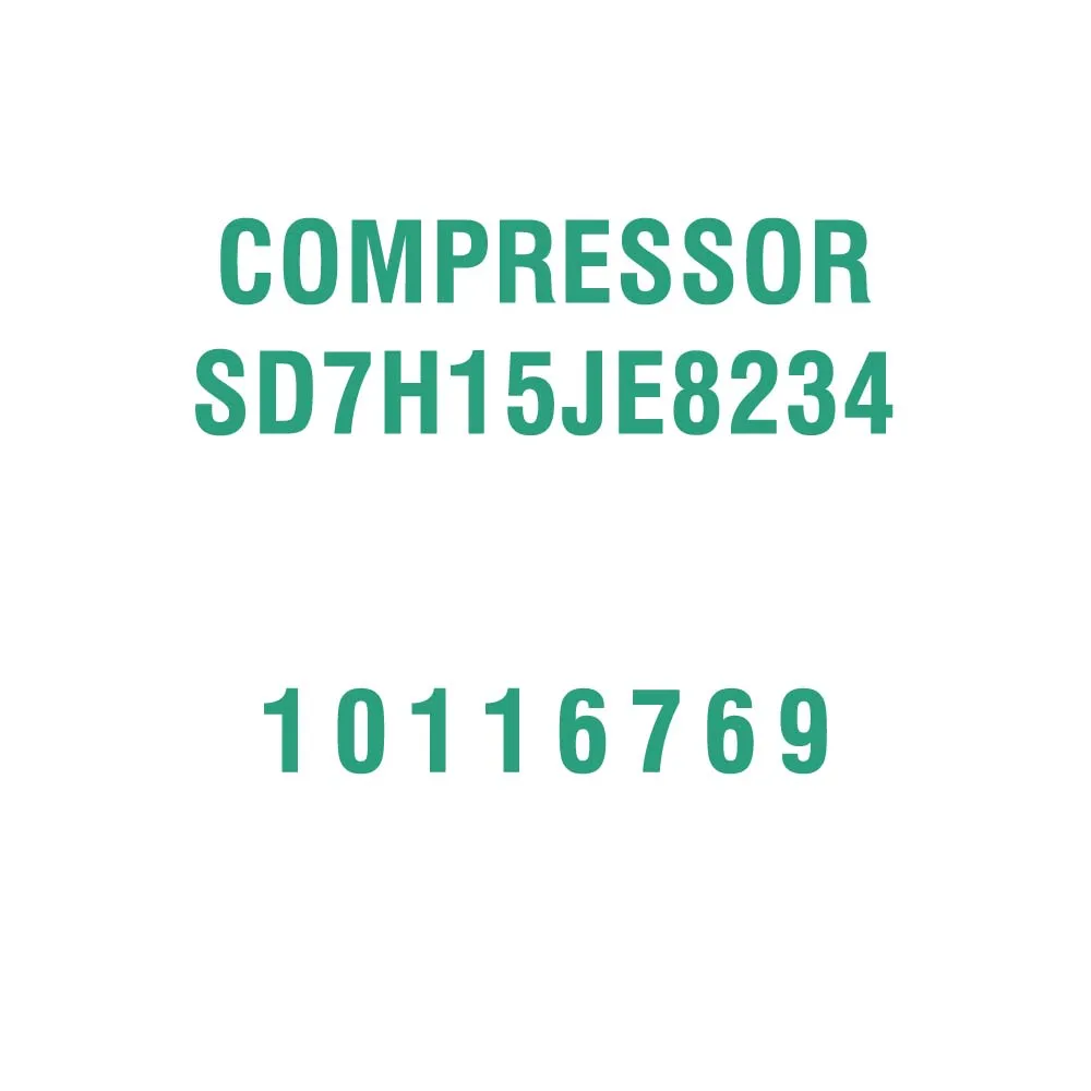 COMPRESSOR SD7H15JE8234 10116769 for Liebherr D934S Engine