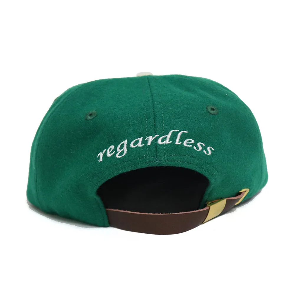 Caps Hats Factory Produces High Quality Winter Wool Hats No Structure Flat Brim Hats 6 Panel Outdoor Snapback Cap