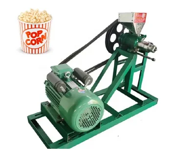 Puffed rice machine popper popcorn maker extruded snack mini food corn puff extruder blowing machine automatic