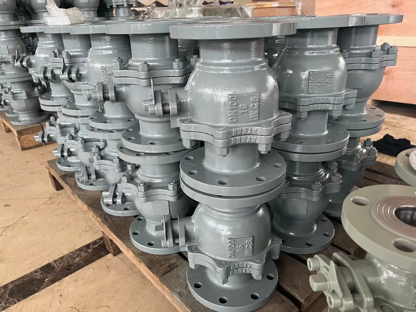 Wcb Valve Body Pn10/16 Ends Full Bore Manual Ball Valve For Water And