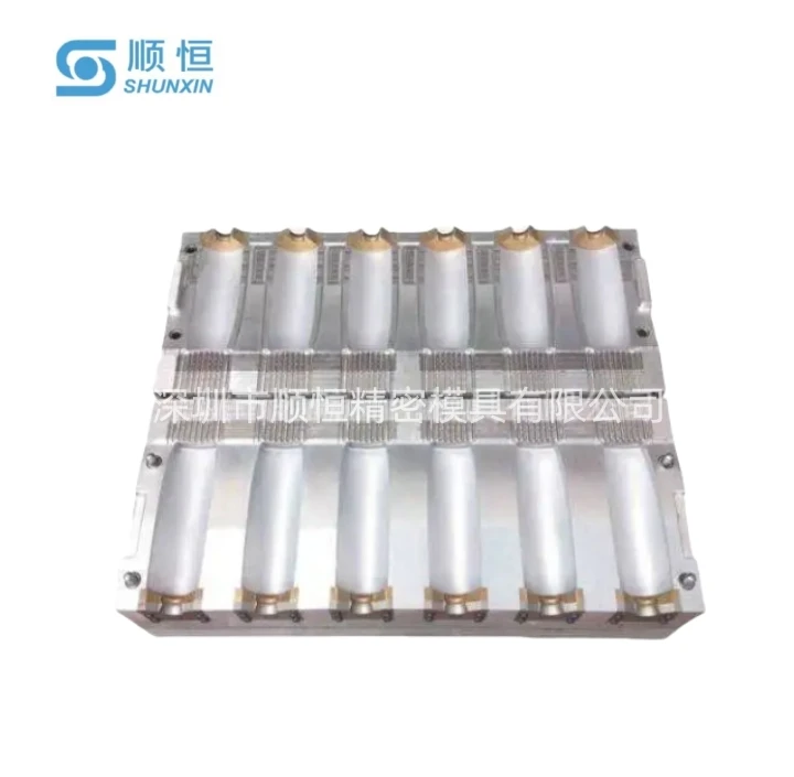 Blowing Mold for Semi Automatic Two Cavity PET Bottle Blow Molding Machine up to 2 Liters Steel Moulds