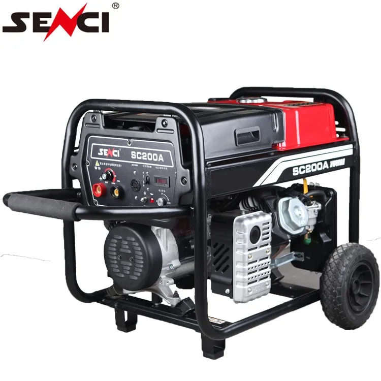 Senci Diesel Generator Welding Machine 5kva 200 Amp AVR Home Use Heavy Duty for DC Welding and DC Generator Output for Sale