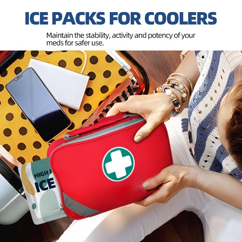 Reusable Insulated Ripstop Home Diabetic Vaccine Insuline Hot Selling Medicines Medical Insulin Ice Pack for Insulin Cooler