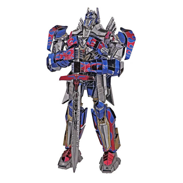 YOLOPARK Transformers Toys MU 3D Metal Puzzle Toys Action Figures Transformer Metal Model Kits Robots Toy Handmade Hobbies