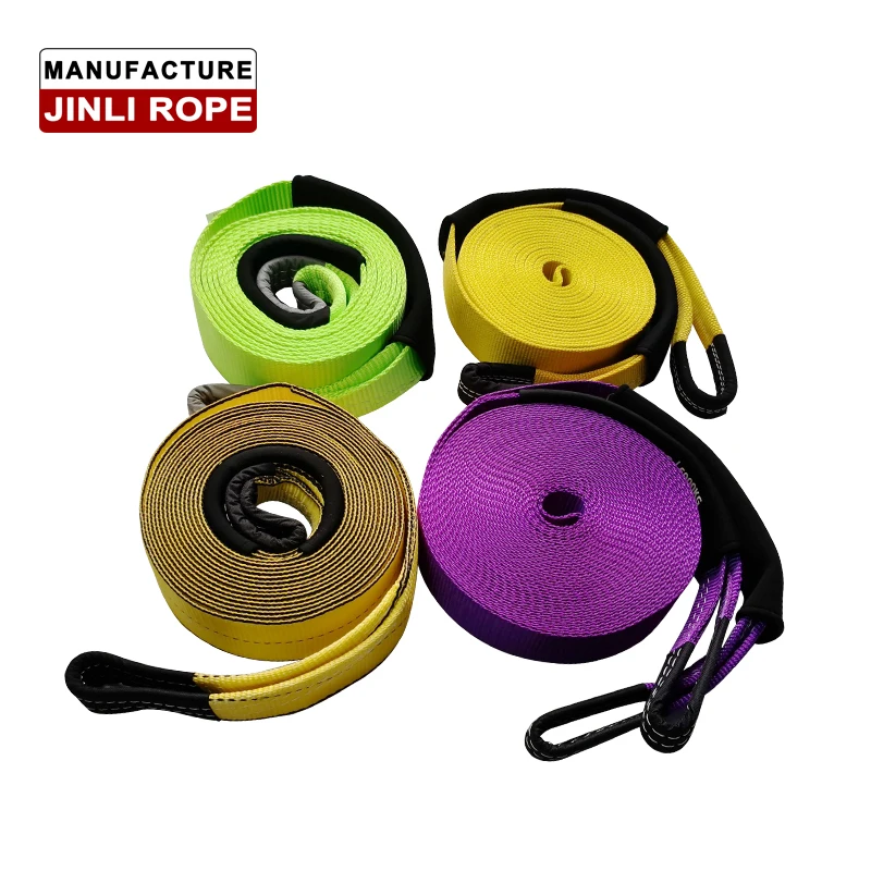 JINLI Heavy Duty Recovery Car rope Snatch Tow Straps 5000kg 11000lbs