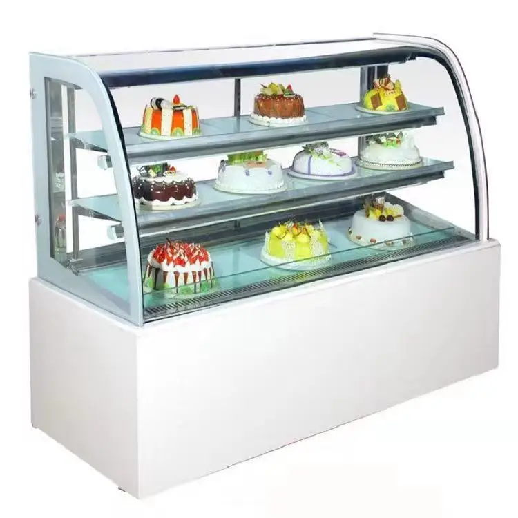 Glass Cake Refrigerator Refrigeration Equipment Refrigerators Commercial Freezer Vitrine