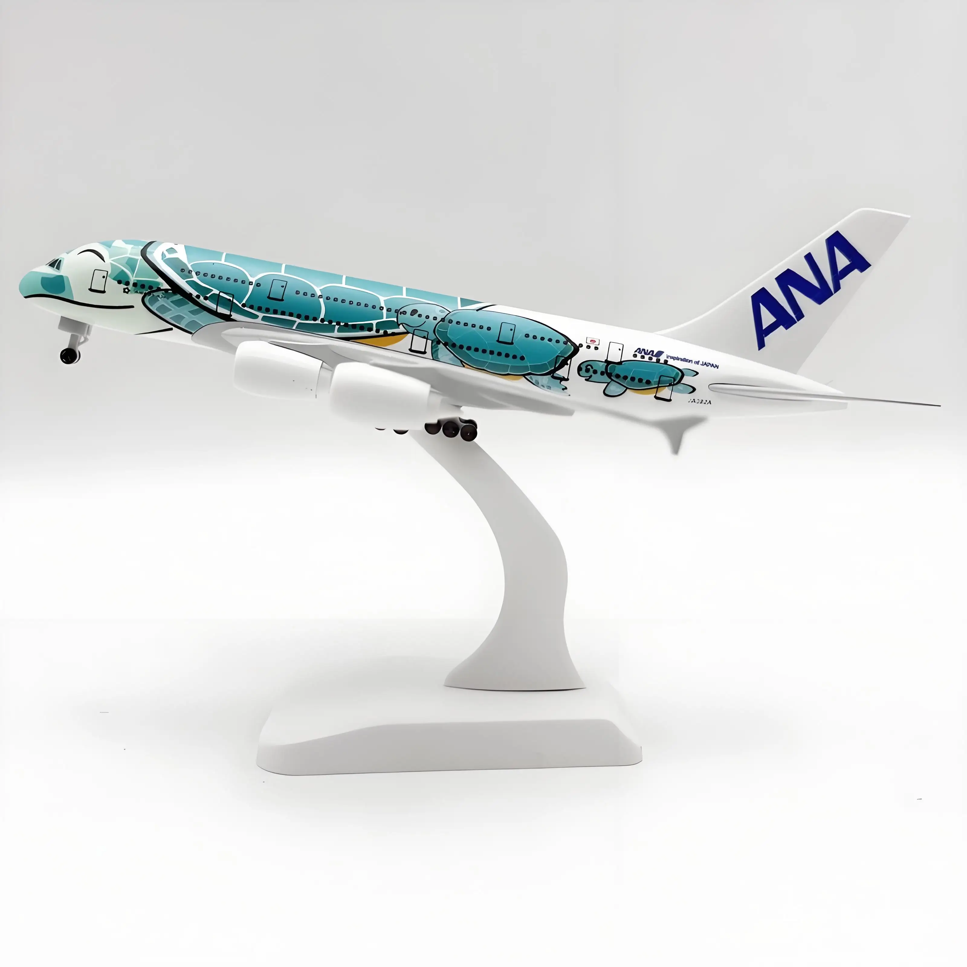 Special Offer 1/350 Scale ANA Airbus A380 Blue Turtle Livery