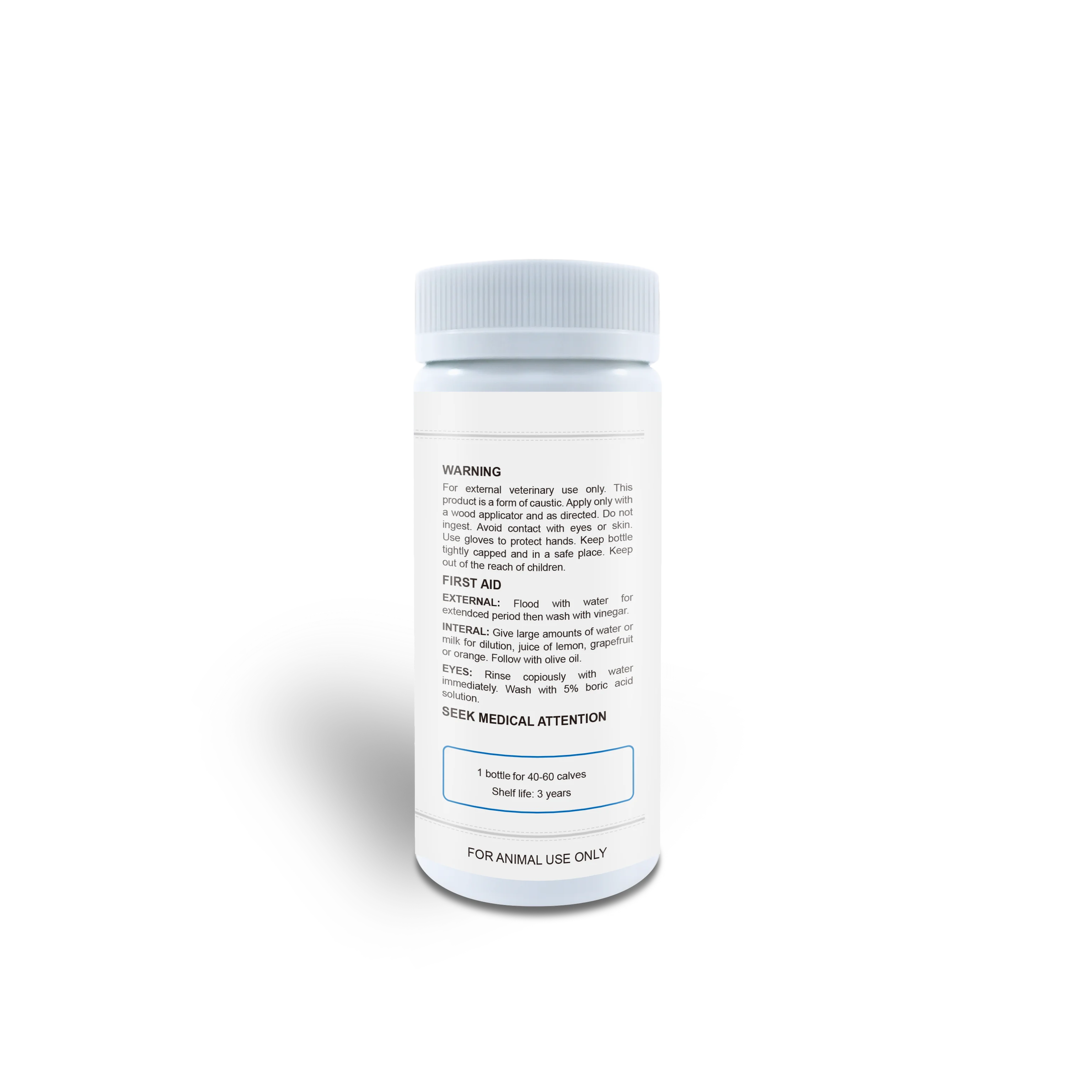 Pâte à Déshorner Pour Chèvres Et Bétail - 110g - Solution Naturelle Sans Stress Pour Animaux