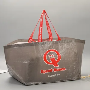 Kalanta Best Price  Manufacturer Factory Laminated Shopping Custom PP Woven Tote Bags With Color Printing