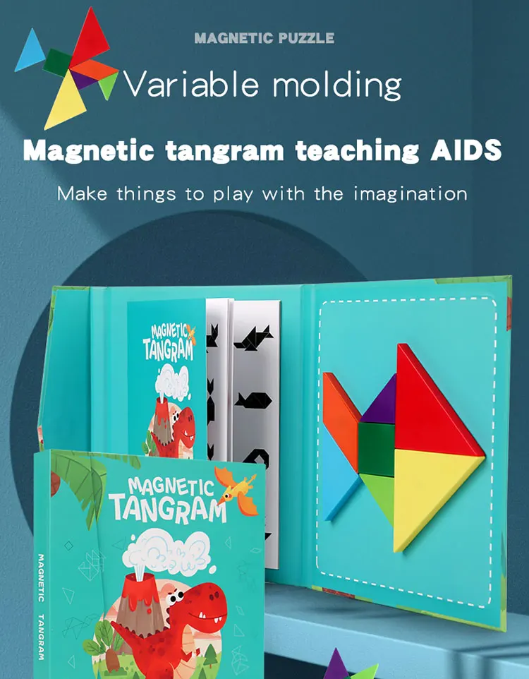 Montessori Early Educational Tangram DIY Puzzle for Kids