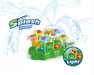 EPT Wholesale Outdoor Garden Toys with Three Light Modes for Children Flower Sprinklers Toy for Kids