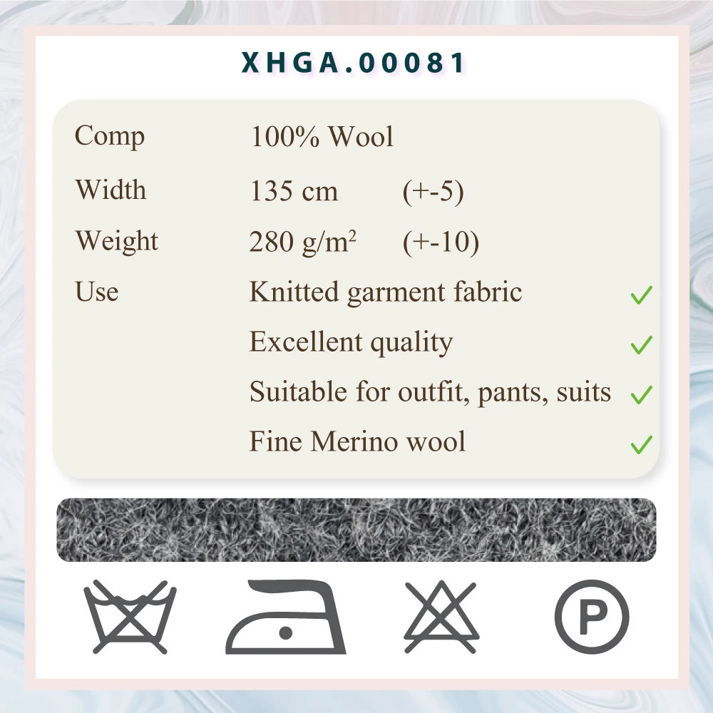 Отличное качество трикотажная ткань из 100% шерсти для одежды подходит костюмов брюк платьев юбки шляпы обуви