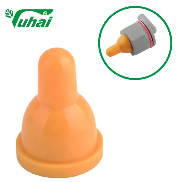 Yellow Animal Feeding Teats for Calf/sheep 2.3*3.5*4.8cm Dimension High Flexibility/calf Teats