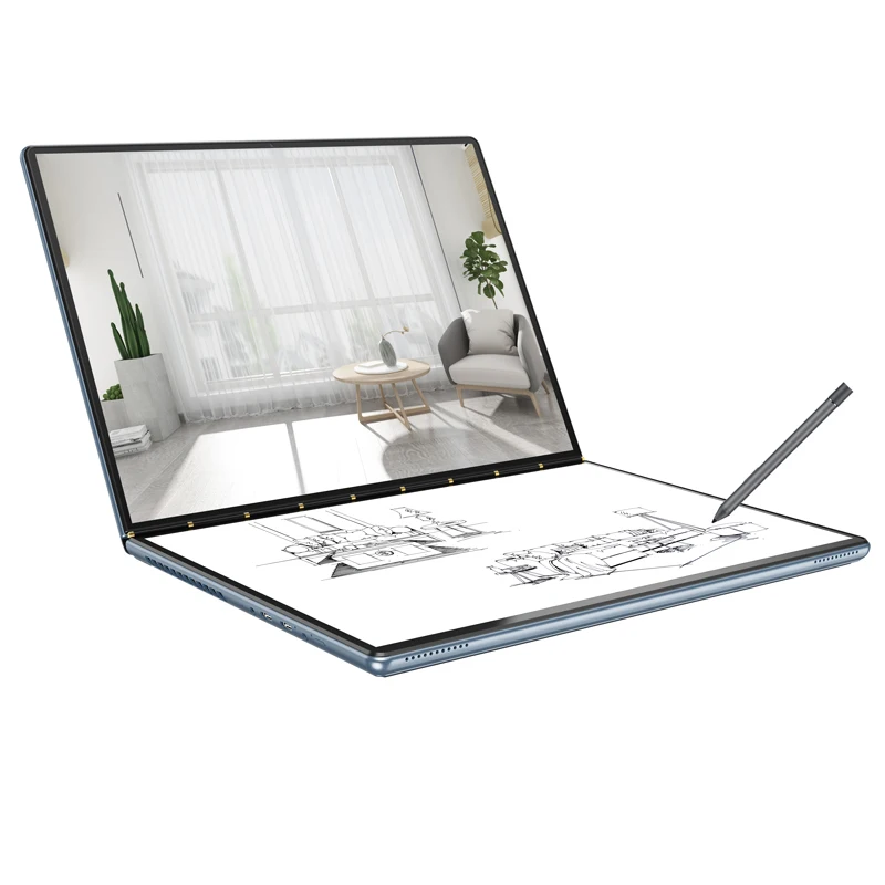 2024 New 13.5'' Dual Touch Laptop Intel 12th Gen Alder Lake N100 N95 16GB DDR5 RAM 9000mAh Battery Support Stylus Pen
