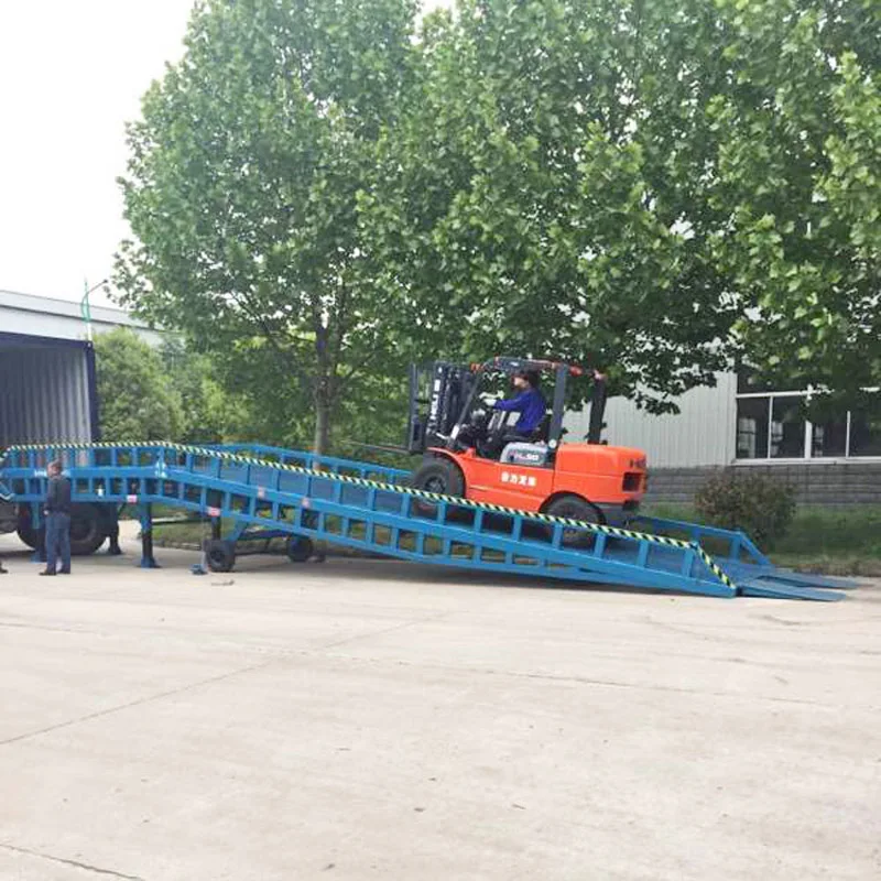 6t Container Ramp Container Loading Dock Ramp Dock Leveler 6t-15t 10000kg Mobile Movable ...