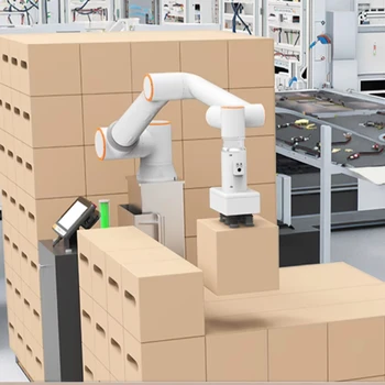 High Precision 6-axis Palletizing Robot Arm Multifunctional Universal Robot for Sorting Flexible Deployment Including Motor PLC