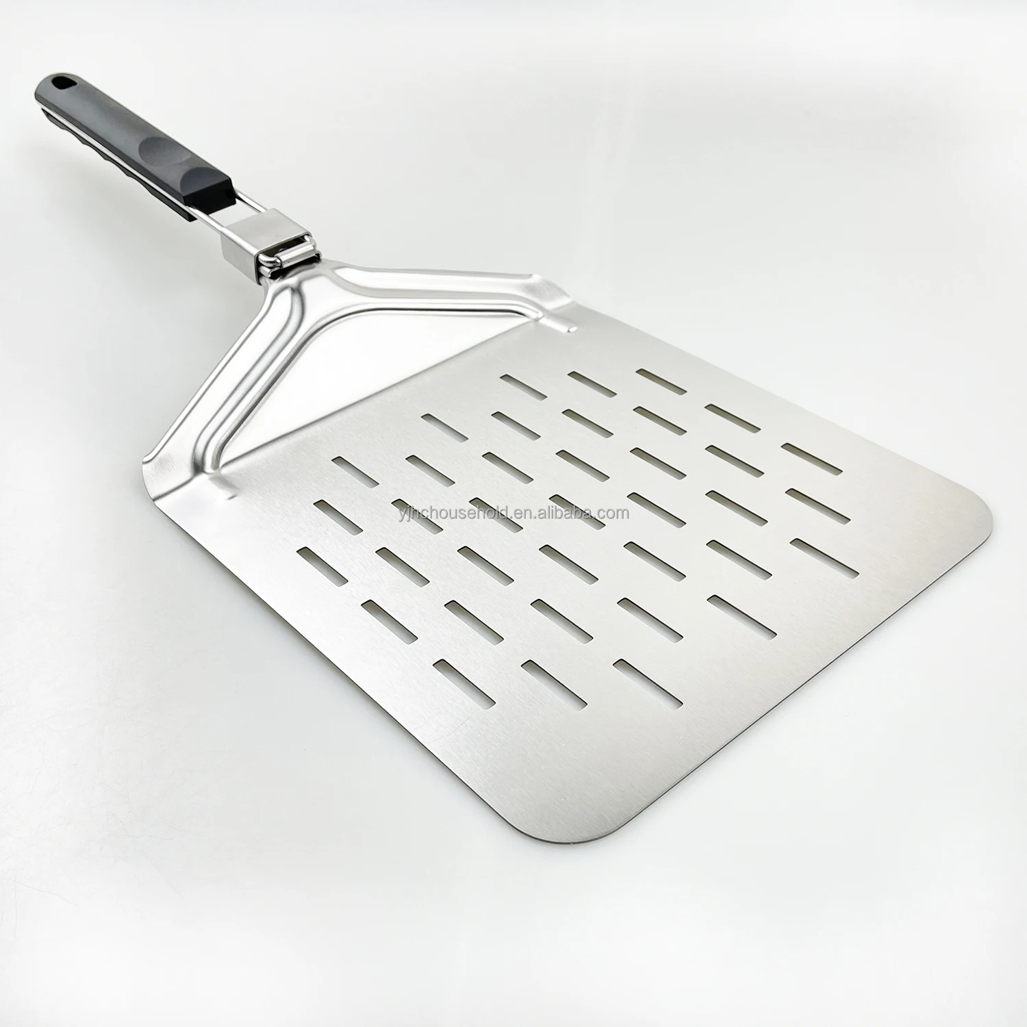 Stainless Steel Perforated Pizza Peel Pizza Shovel With Hole With