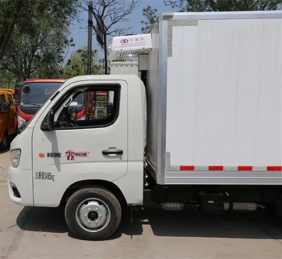 5 Degree Diesel Engine Mini Refrigerator Truck Refrigerated Fresh Food